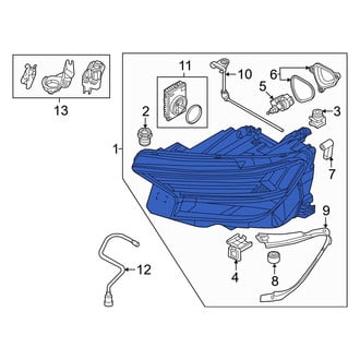 Audi OE - Front Left Headlight Assembly