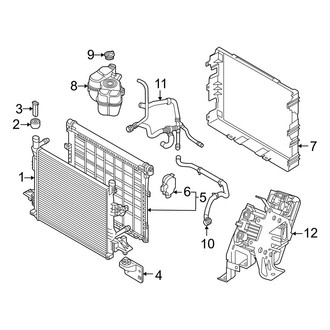 Audi OE - Cooling - Radiator & Components (With R-1234YF Refrigerant), (RWD)