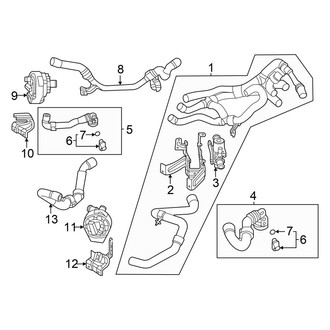 Audi OE - Cooling - Hoses & Lines (With R-744 Refrigerant, Left), (AWD)
