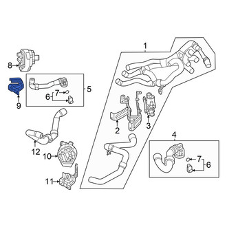 Audi OE - Engine Water Pump Bracket