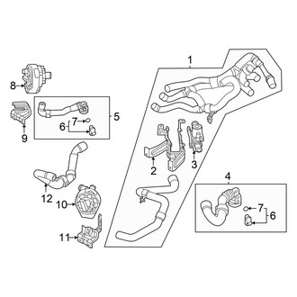 Audi OE - Cooling - Hoses & Lines (With R-1234YF Refrigerant, Left), (RWD)