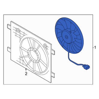 Audi OE - Engine Cooling Fan Assembly