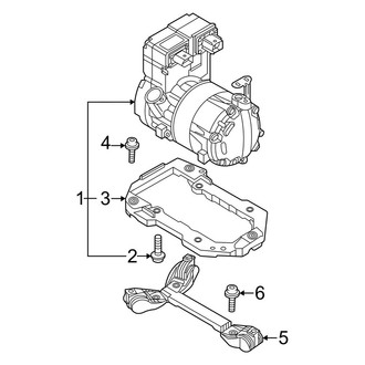 Audi OE - Air Conditioner & Heater - Compressor (R1234YF)