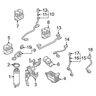 Audi OE - Air Conditioner & Heater - Components (R-744 Refrigerant, Heat Pump)