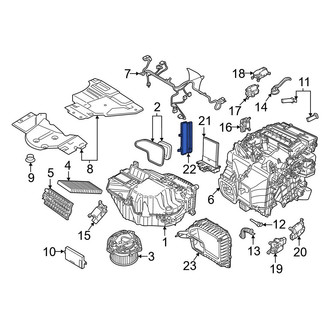 Audi OE - HVAC Unit Case Cover