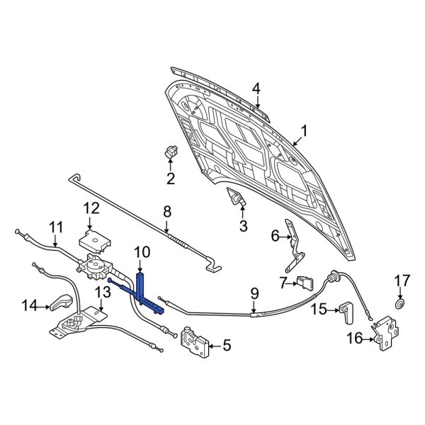 Hood Release Cable