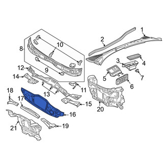 Audi OE - Front Center Firewall