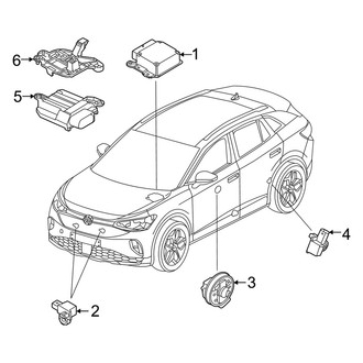 Audi OE - Restraint Systems - Air Bag Components (Modules & Sensors)