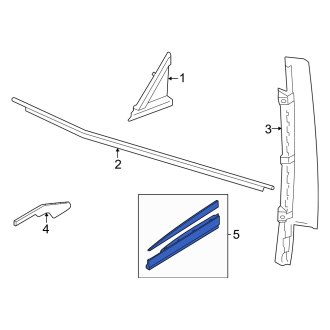 Audi Q E Tron Door Moldings Side Edge Belt CARiD Com