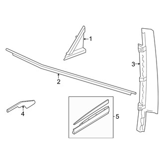 Audi OE - Front Door - Exterior Trim