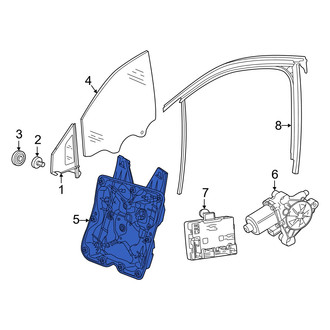 Audi OE - Front Left Window Regulator