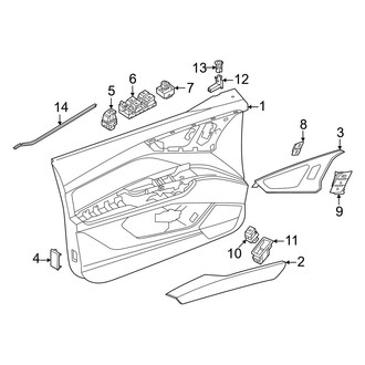 Audi OE - Front Door - Interior Trim (Premium / Premium Plus / Prestige)