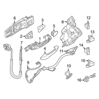 Audi OE - Rear Door - Lock & Hardware