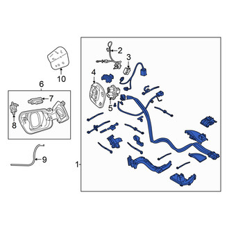 Audi OE - Drive Motor Battery Pack Charging Port Assembly
