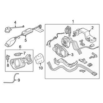 Audi OE - Quarter Panel - Electrical Components (Charge Port & Components, to 10/30/2023), (Premium / Premium Plus / Prestige)