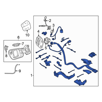 Audi OE - Drive Motor Battery Pack Charging Port Assembly