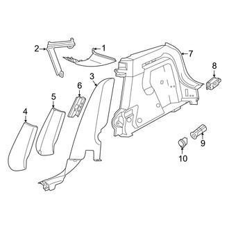 Audi OE - Quarter Panel - Interior Trim (Premium / Premium Plus / Prestige)