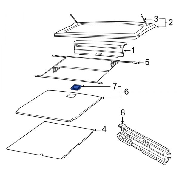 Cargo Cover Handle