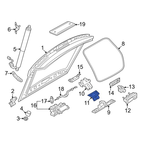 Liftgate Latch Cover