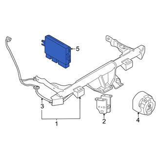 Audi OE - Rear Trailer Light Control Module