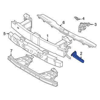 Audi OE - Front Left Bumper Impact Bar Bracket