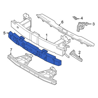 Audi OE - Front Bumper Impact Absorber