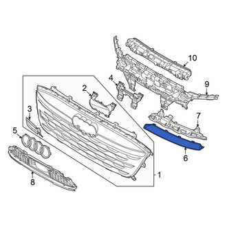 Audi OE - Front Right Grille Molding