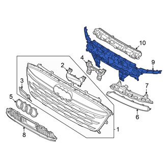 Audi OE - Front Upper Grille Reinforcement