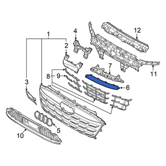 Audi OE - Front Left Grille Molding