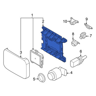 Audi OE - Cruise Control Distance Sensor Bracket