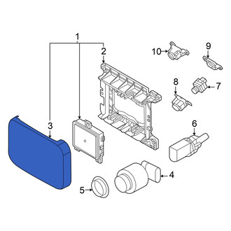 Audi OE - Cruise Control Distance Sensor Cover