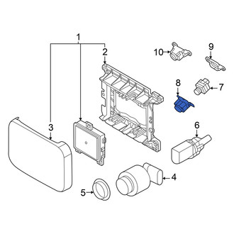 Audi OE - Front Park Assist Camera Housing