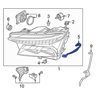 Audi OE - Front Left Headlight Seal