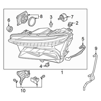 Audi OE - Front Lamps - Headlamp Components (With Matrix Beam), (Premium Plus / Prestige)
