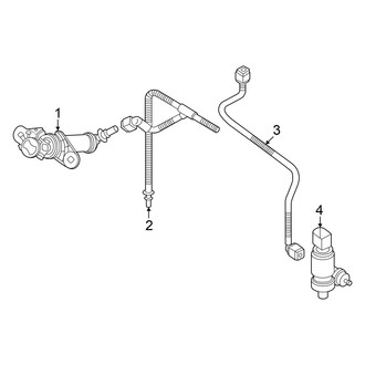 Audi OE - Front Lamps - Washer Components