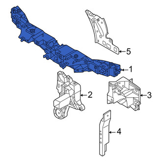 Audi OE - Front Radiator Support Tie Bar