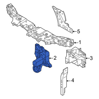 Audi OE - Left Headlight Bracket