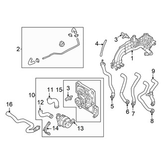 Audi OE - Cooling - Hoses & Lines (Left/Front)