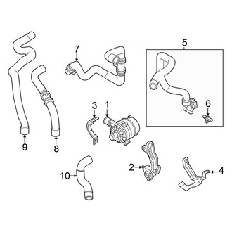 Audi OE - Cooling - Hoses & Lines (Left/Center)