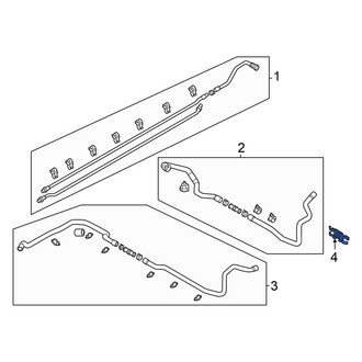 Audi OE - Engine Coolant Pipe Bracket