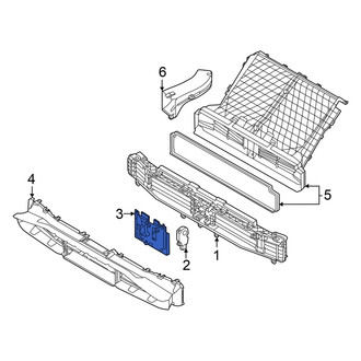 Audi OE - Cruise Control Distance Sensor Bracket