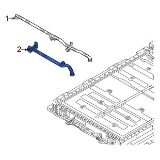 Audi OE - Center Drive Motor Battery Pack Coolant Hose