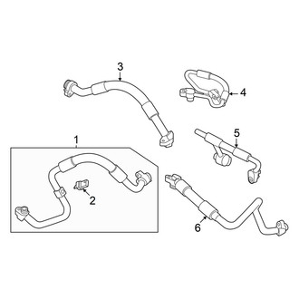 Audi OE - Air Conditioner & Heater - Condenser (Rear Lines)