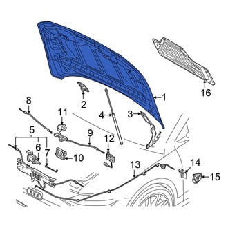 Audi OE - Front Hood Panel