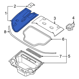 Audi OE - Front Left Trunk Trim Panel