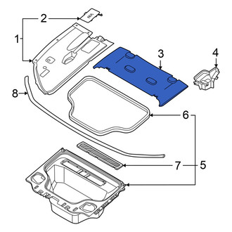 Audi OE - Front Center Trunk Trim Panel