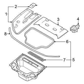 Audi OE - Hood - Cargo Area