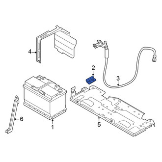 Audi OE - Battery Hold Down