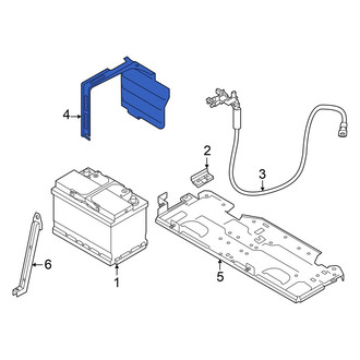 Audi OE - Battery Hold Down Frame