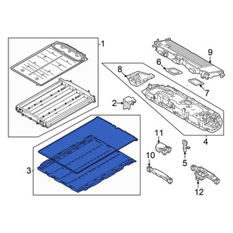 Audi OE - Lower Drive Motor Battery Pack Cover